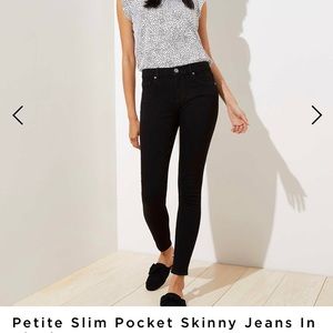 Loft black jeans